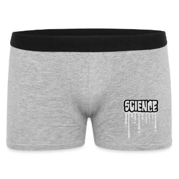 Déclaration scientifique : Déclaration sur l’éducation des nerds - Boxer Homme - gris chiné - Devant