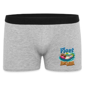 Flotte d’abord, puis après - Boxer Homme - gris chiné - Devant