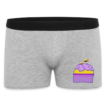 Muffin Cake Bees Insects Kids - Men's Boxer Shorts - heather grey - Front