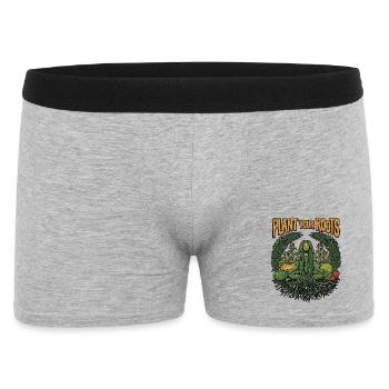 Plantez votre esprit - Boxer Homme - gris chiné - Devant
