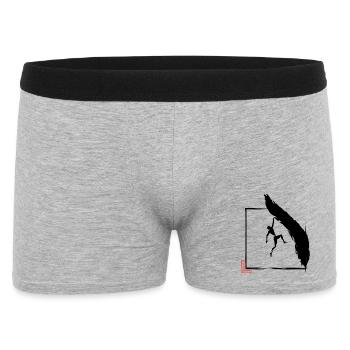Flatland Climber 7 - Männer Boxer Shorts - Grau meliert - Vorne
