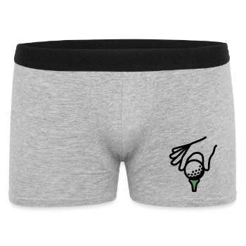 Golf Ball Tee Tee Golf Golf Club Golfer - Boxer Homme - gris chiné - Devant
