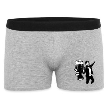 Bierman - Men's Boxer Shorts - heather grey - Front