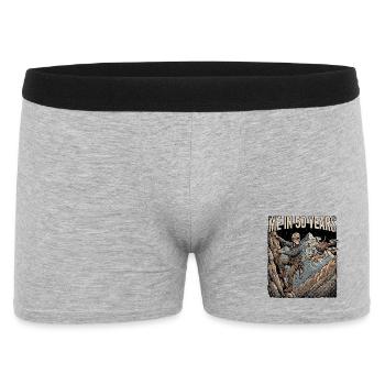 Men Climbing In The Future - Men's Boxer Shorts - heather grey - Front