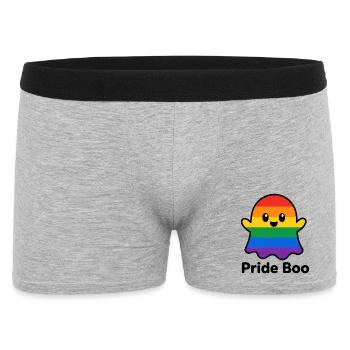 Rainbow Pride Spirit Design - Men's Boxer Shorts - heather grey - Front