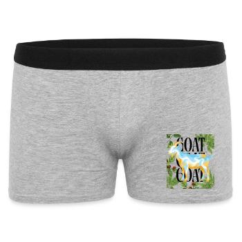 Hommage GOAT Legacy aux couleurs argentines de football - Boxer Homme - gris chiné - Devant