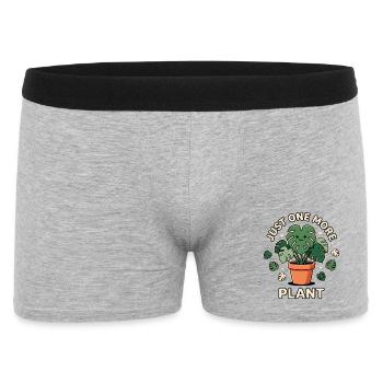Plant Parents JUST ONE MORE PLANT - Men's Boxer Shorts - heather grey - Front