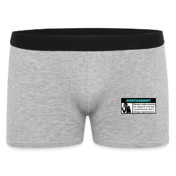 Powerful motorcycle - Men's Boxer Shorts - heather grey - Front