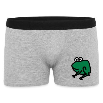 grenouille - Boxer Homme - gris chiné - Devant