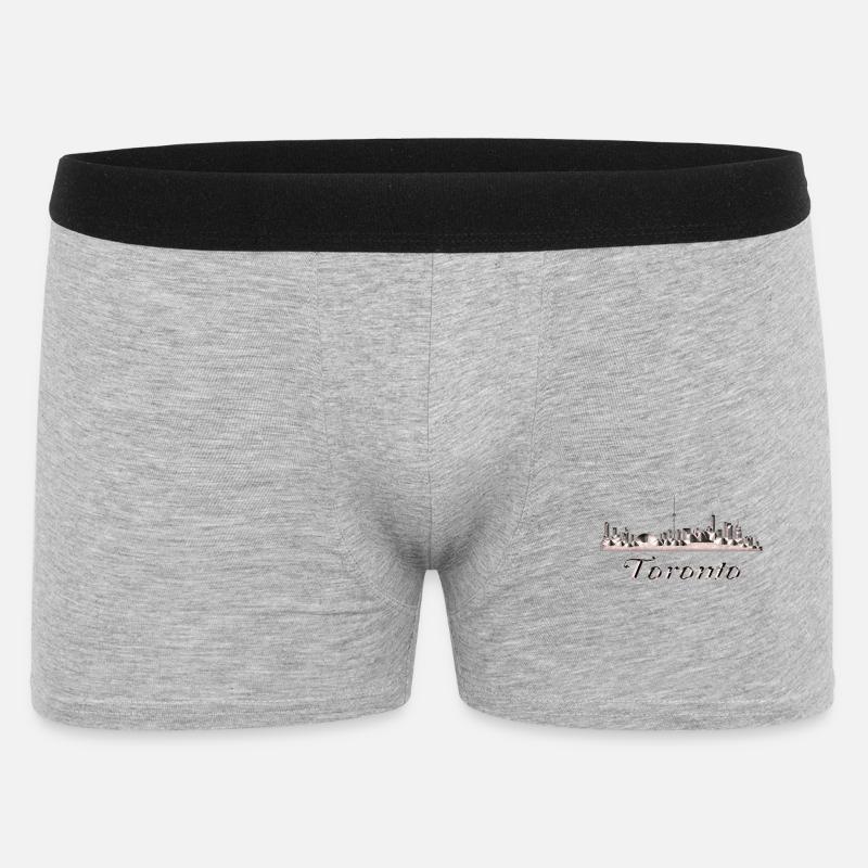 Toronto - Männer Boxer Shorts - Grau meliert
