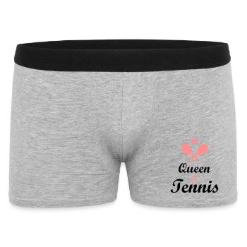 tennis - Men's Boxer Shorts - heather grey - Front
