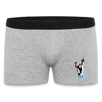 Rock n Roll Hand Wedding Shirt Bride & Groom - Men's Boxer Shorts - heather grey - Front