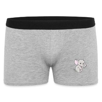 elephant - Men's Boxer Shorts - heather grey - Front