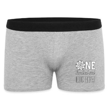 Darts Dart - Männer Boxer Shorts - Grau meliert - Vorne