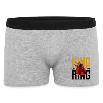 King of the Ring - Men's Boxer Shorts - heather grey - Front