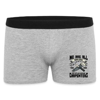Equality through craftsmanship - Men's Boxer Shorts - heather grey - Front