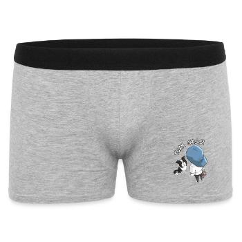 Team Walk Cartoon Design - Men's Boxer Shorts - heather grey - Front