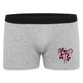 Majeur Utérus Utérus Pro-Choix - Boxer Homme - gris chiné - Devant