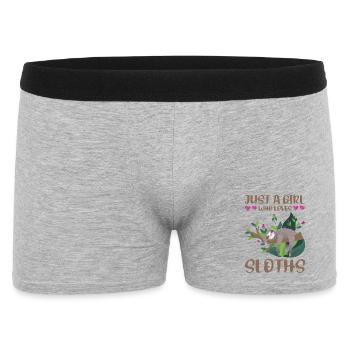 Paresseux - Boxer Homme - gris chiné - Devant