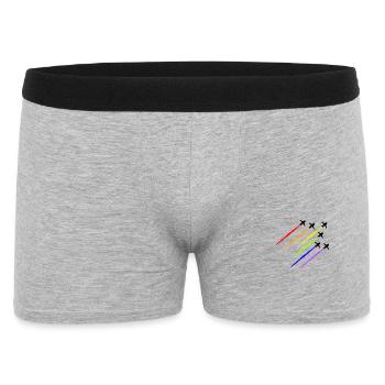 Arc-en-ciel Avion - Boxer Homme - gris chiné - Devant