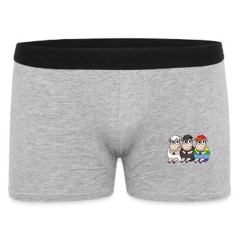 Mouton noir - Mouton arc-en-ciel - Boxer Homme - gris chiné - Devant