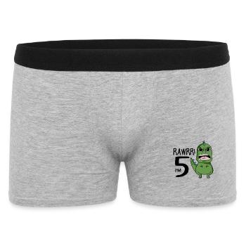 5. Geburtstag - 5 Jahre alt - Ich bin 5 - Männer Boxer Shorts - Grau meliert - Vorne