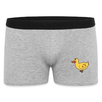 Ente - Männer Boxer Shorts - Grau meliert - Vorne