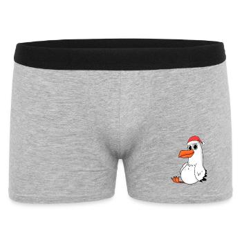 Noël mouette - Boxer Homme - gris chiné - Devant
