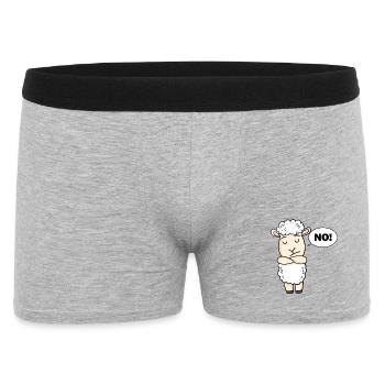 N° de moutons - Boxer Homme - gris chiné - Devant