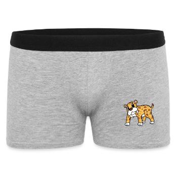 Tigre à dents de sabre - Boxer Homme - gris chiné - Devant