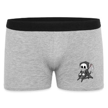 Grim Reaper et Black Panther - Boxer Homme - gris chiné - Devant