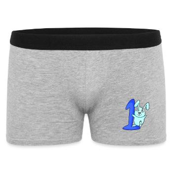 1 an 1 cadeau d’anniversaire - Boxer Homme - gris chiné - Devant