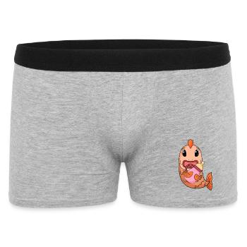 Bébé poisson - Boxer Homme - gris chiné - Devant
