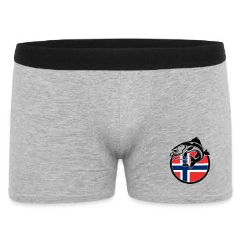 Norway Fishing Angler Fishing - Men's Boxer Shorts - heather grey - Front