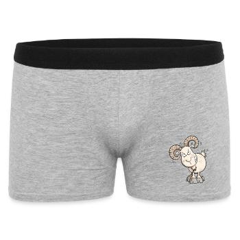 Kein Bock Widder I Schaf I Ziegen Bock I Chèvre - Boxer Homme - gris chiné - Devant