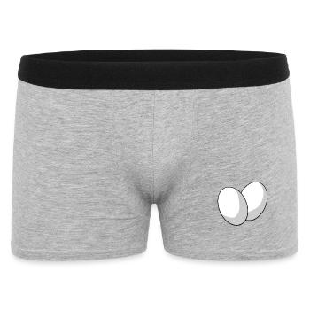 Oeuf - Boxer Homme - gris chiné - Devant