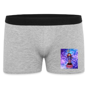Glitzerstern Figurensommer - Männer Boxer Shorts - Grau meliert - Vorne