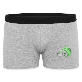 Caméléon avec bébé caméléon - Boxer Homme - gris chiné - Devant