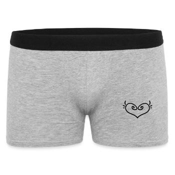 Ange du Cœur Ange Gardien - Boxer Homme - gris chiné - Devant