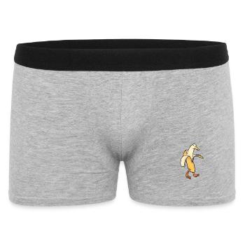 Oie drôles photos oie mon humour oie banane - Boxer Homme - gris chiné - Devant