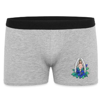 Alpes célestes Ange Gentiane Tyrol Ange gardien - Boxer Homme - gris chiné - Devant
