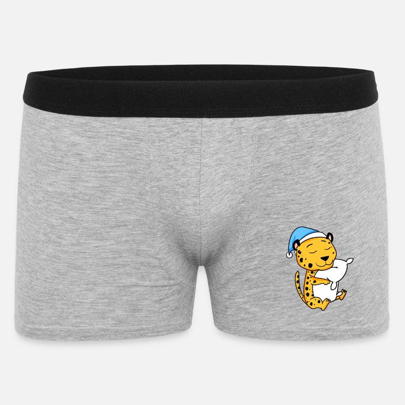 Gepard - Männer Boxer Shorts - Grau meliert