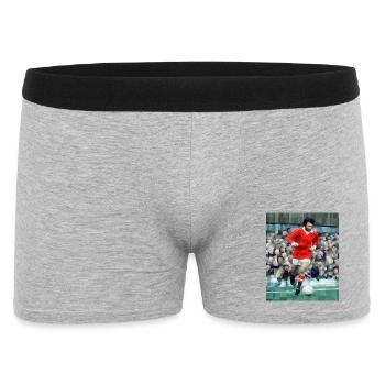 Football Icon - Men's Boxer Shorts - heather grey - Front