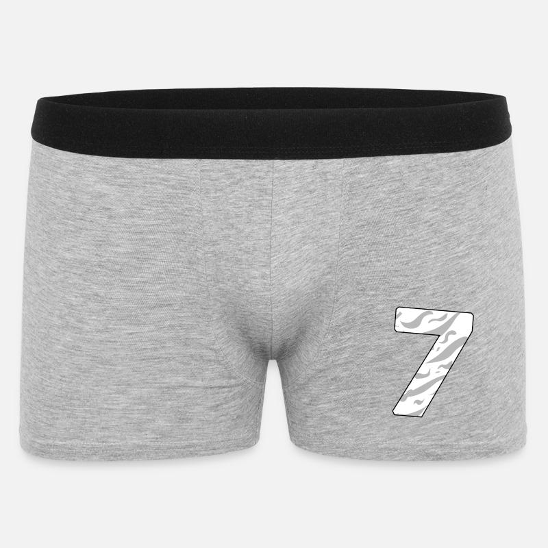 7 - Men's Boxer Shorts - heather grey