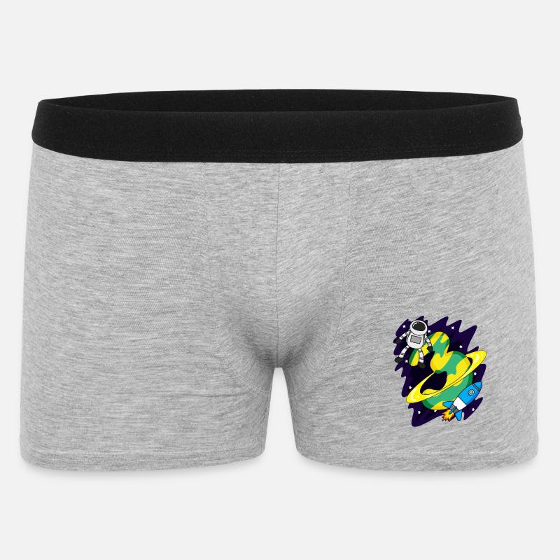 3 Jahre alt Junge Geschenk - Männer Boxer Shorts - Grau meliert