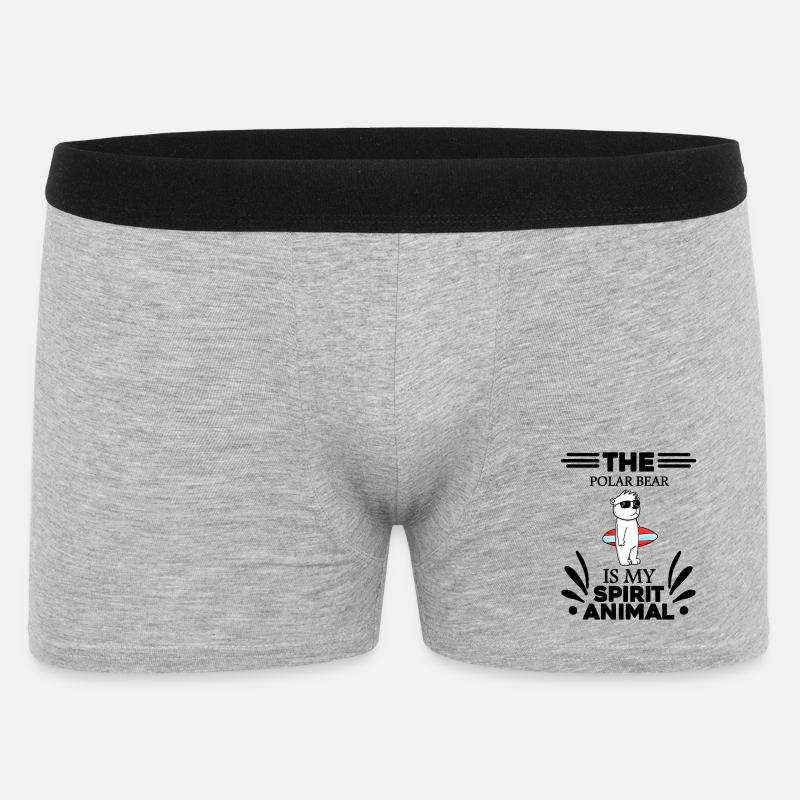 Polar Bear Polar Bear Bear - Men's Boxer Shorts - heather grey