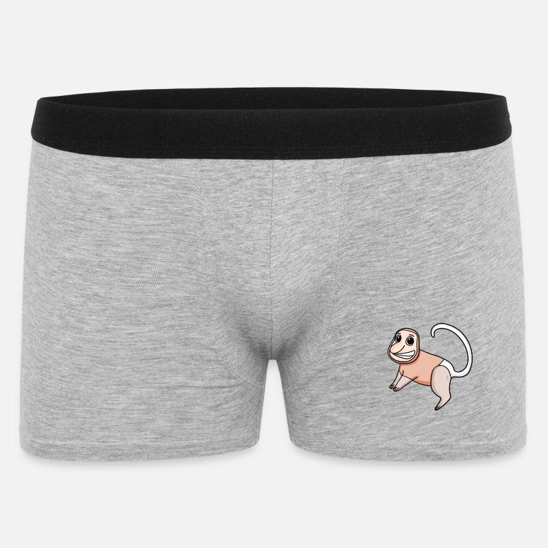 Proboscis Singe Singe Singe - Boxer Homme - gris chiné