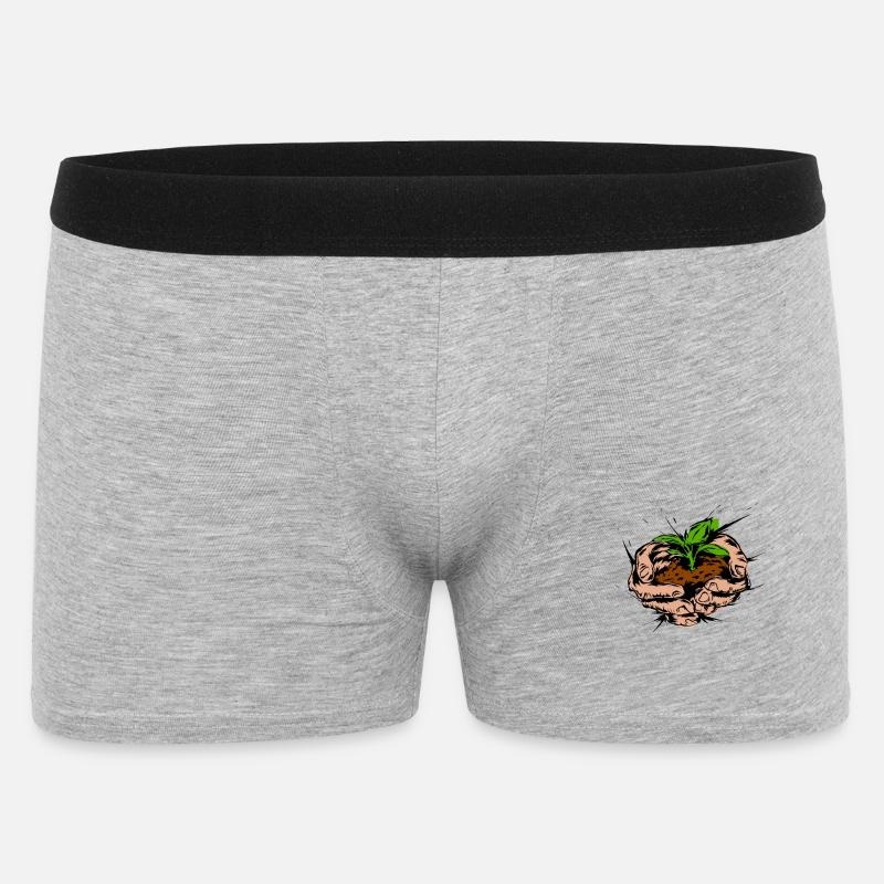Gärtner Garten - Männer Boxer Shorts - Grau meliert