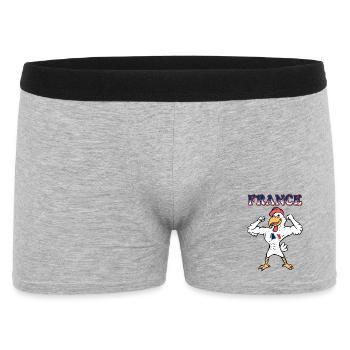 Coq Français Équipe de France de Sport - Boxer Homme - gris chiné - Devant