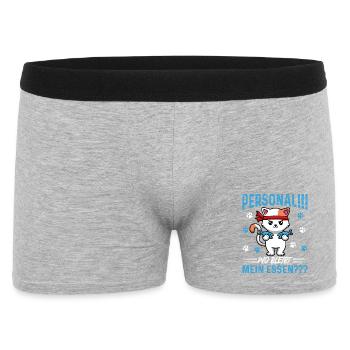 Staff!!! Where is my food??? - Men's Boxer Shorts - heather grey - Front